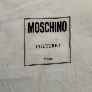 Moschino dust bag
